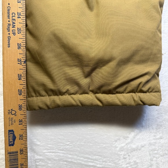 VTG  Cabelas Hunting Pants Goose Down Puffer Cargo Brown Mens Size Large - Picture 9 of 14